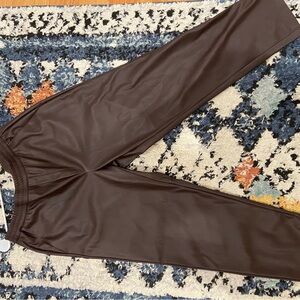 NWT- Banana Republic Vegan Leather pants with pockets!